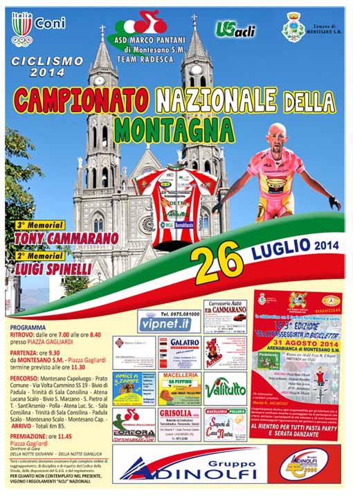 Sabato torna il campionato nazionale della Montagna di Montesano sulla Marcellana