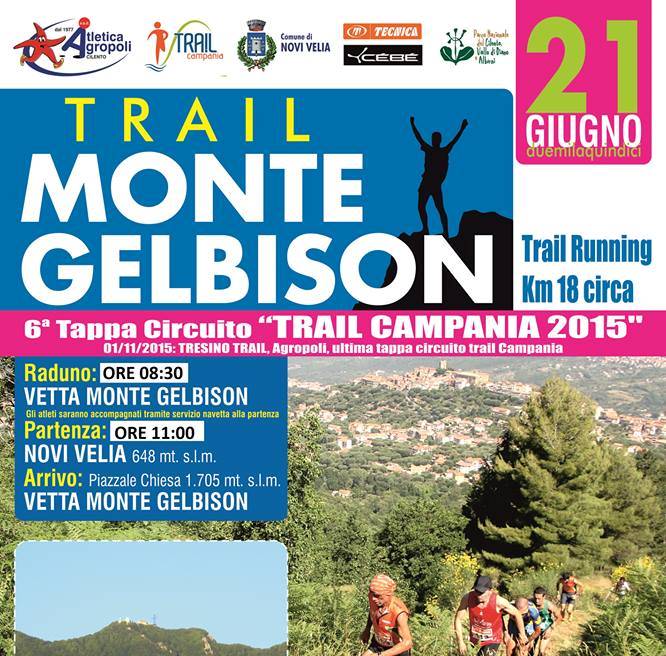 Domenica la sesta tappa Trail Campania sul Monte Gelbison