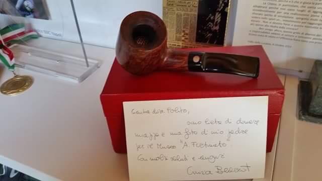 La pipa di Enzo Bearzot donata al museo del calcio di Castellabate