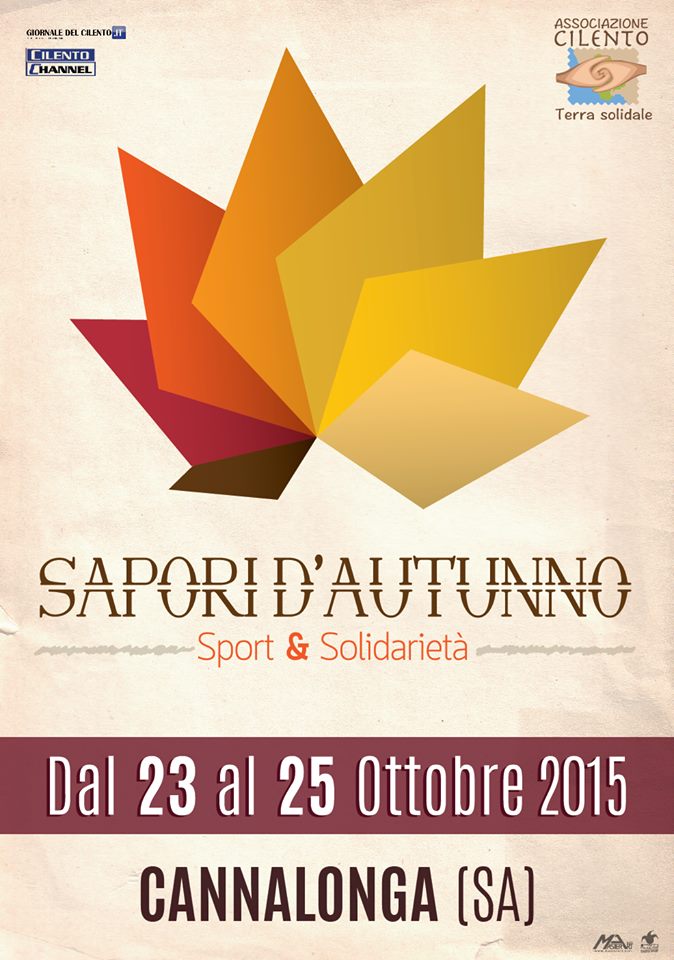 Cannalonga: Sapori d’autunno sport e solidarietà, dal 23 al 25 ottobre musica, beneficenza e convegni