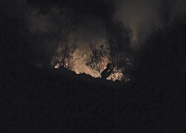 Mentre va in onda fiction Vassallo, piromani appiccano fuoco alle colline di Pollica