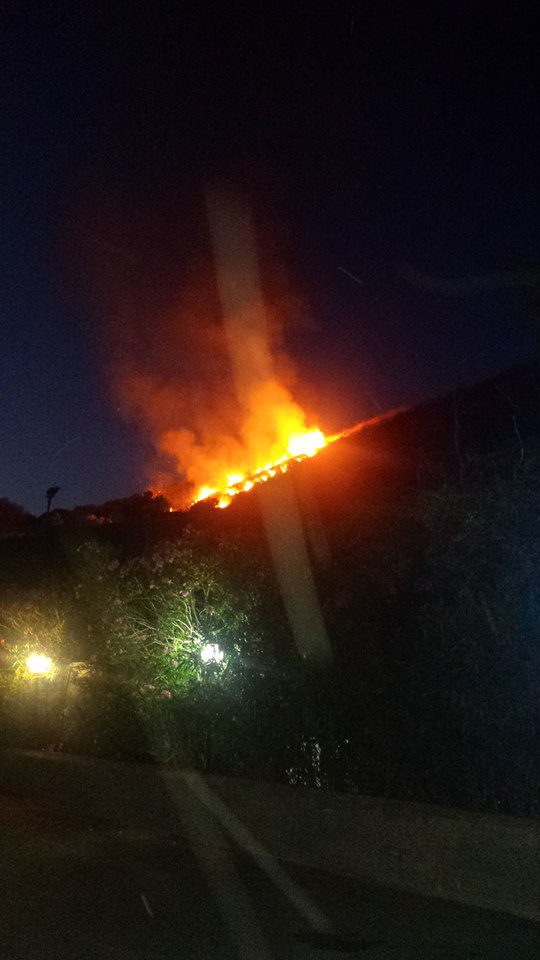 Piromani scatenati, 6 incendi mettono in ginocchio il Cilento