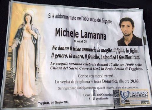 In paese spunta il manifesto funebre di un 38enne, ma lui non è morto