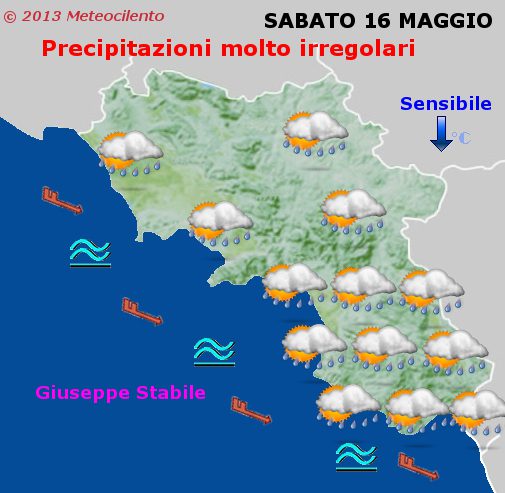 Meteo Cilento per il week end: calano le temperature con scarsa pioggia