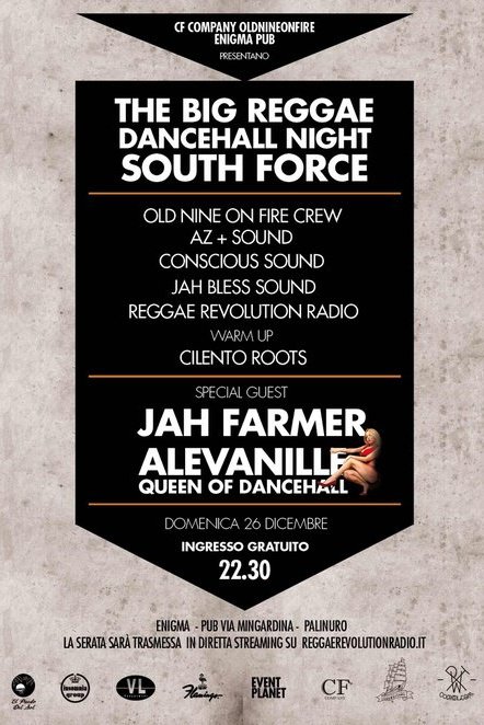 Una Big Reggae Dancehall mai vista nel cilento