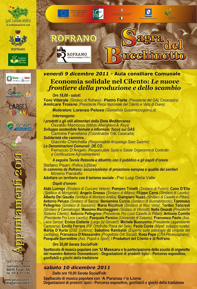 Rofrano, economia solidale nel Cilento: le nuove frontiere della produzione e dello scambio