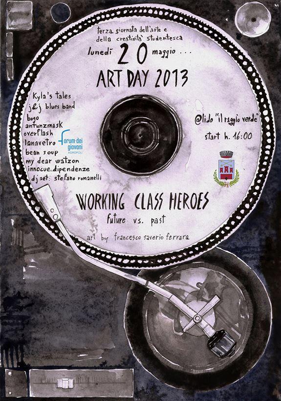 “Art day 2013: working class heroes (future vs past)”: ad Agropoli una giornata dell’arte fra live e DJ Set