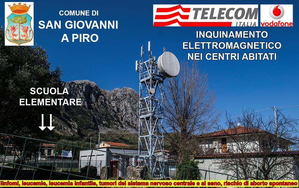 Il mostro di San Giovanni a Piro, giovedì la manifestazione per l’abbattimento dell’antenna telefonica