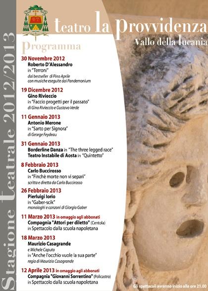 Parte con “Terroni” la stagione teatrale 2012/2013 de La Provvidenza a Vallo della Lucania