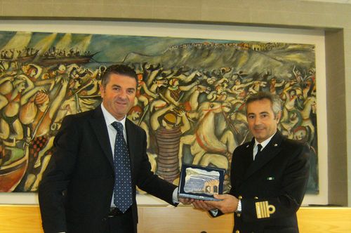 Visita ufficiale del nuovo comandante della Capitaneria di porto di Salerno