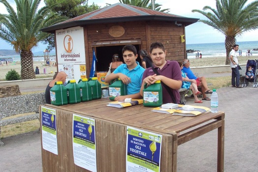 Casal Velino: distribuzione gratuita taniche per lo smaltimento degli oli vegetali esausti