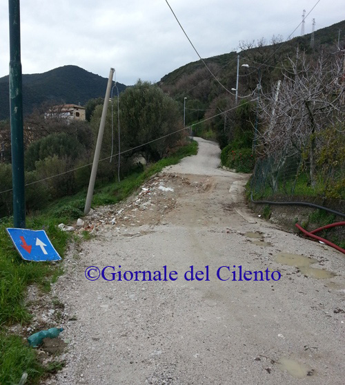 Pisciotta, viabilità nel Cilento: ecco la situazione delle strade di Caprioli (FOTO)