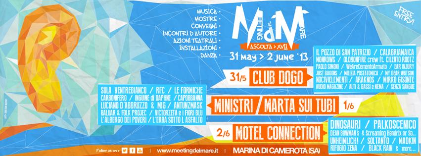 Marta Sui Tubi, Club Dogo, Motel Connection e Ministri al “Meeting del mare” di Marina di Camerota