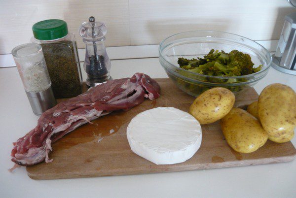 Filetto di maiale ripieno di broccoli e formaggio Brie