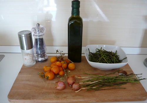 Gnocchetti sardi con asparagi selvatici e pomodorini gialli