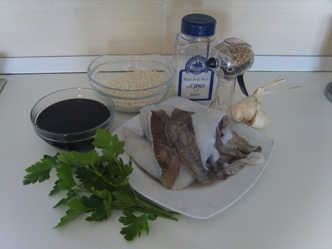 Risotto con nero di seppie e fiocchi di sale di Cipro, sapore di mare