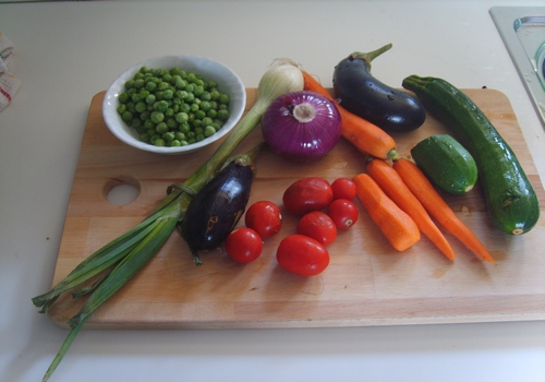 Tanti colori in un piatto con un magnifico tajine di verdure