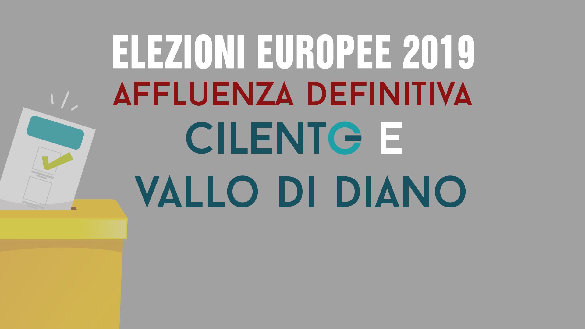 Europee 2019, chiusi i seggi nel Cilento e Vallo di Diano: affluenza definitiva