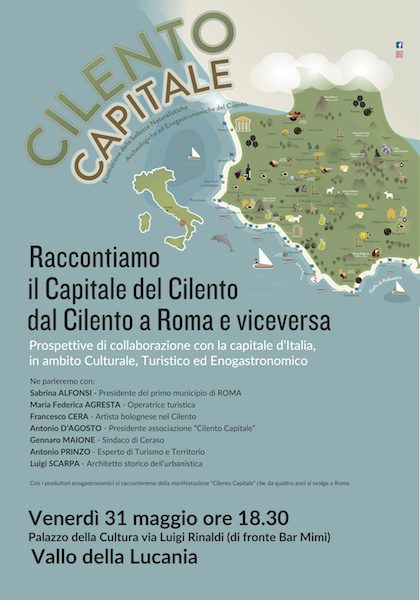 Cilento Capitale, dopo Roma si racconta a Vallo della Lucania