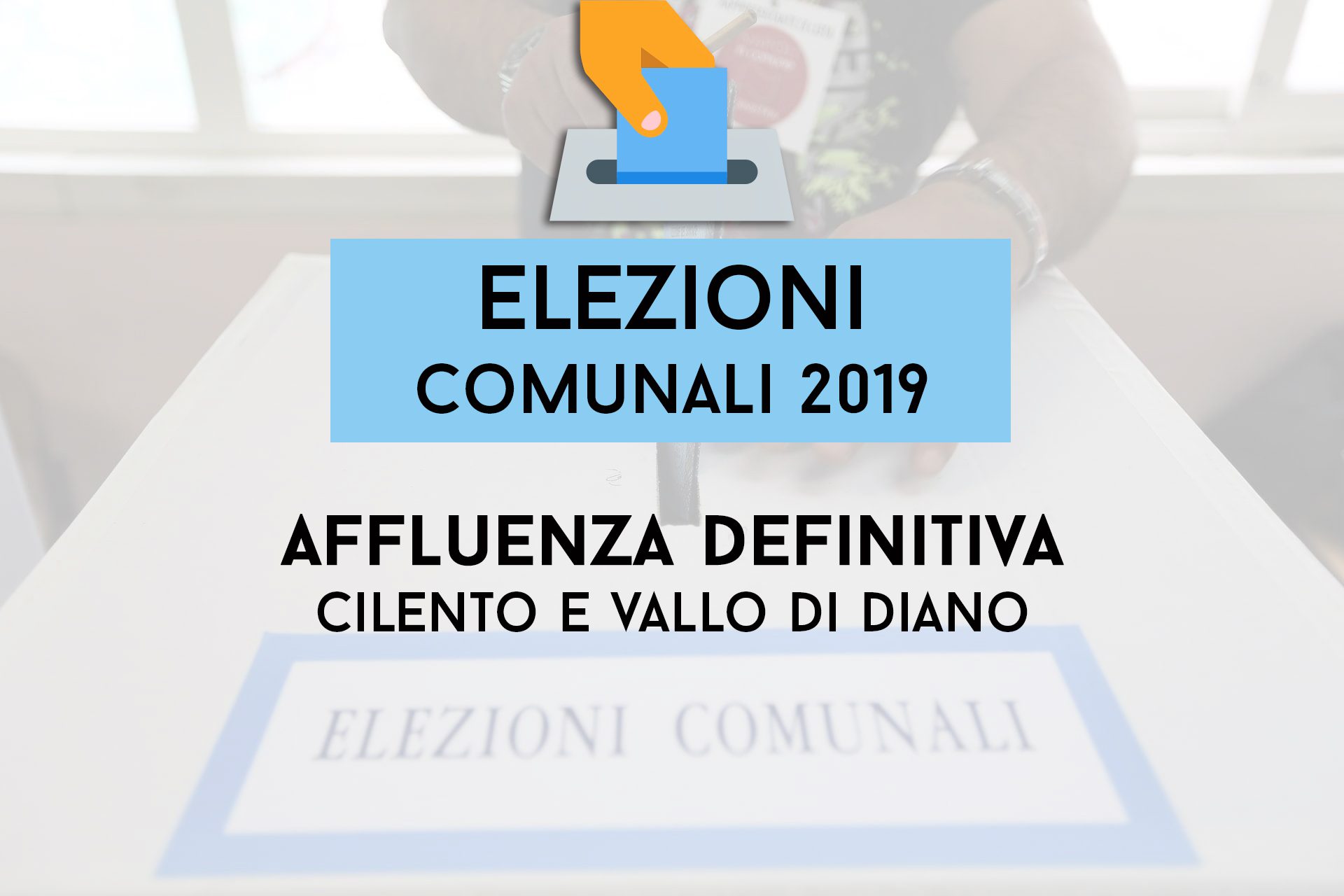 Comunali 2019, chiusi i seggi nel Cilento ma lo spoglio non inizia subito