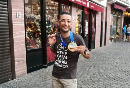 Ironman Francoforte, è De Feo l’unico cilentano