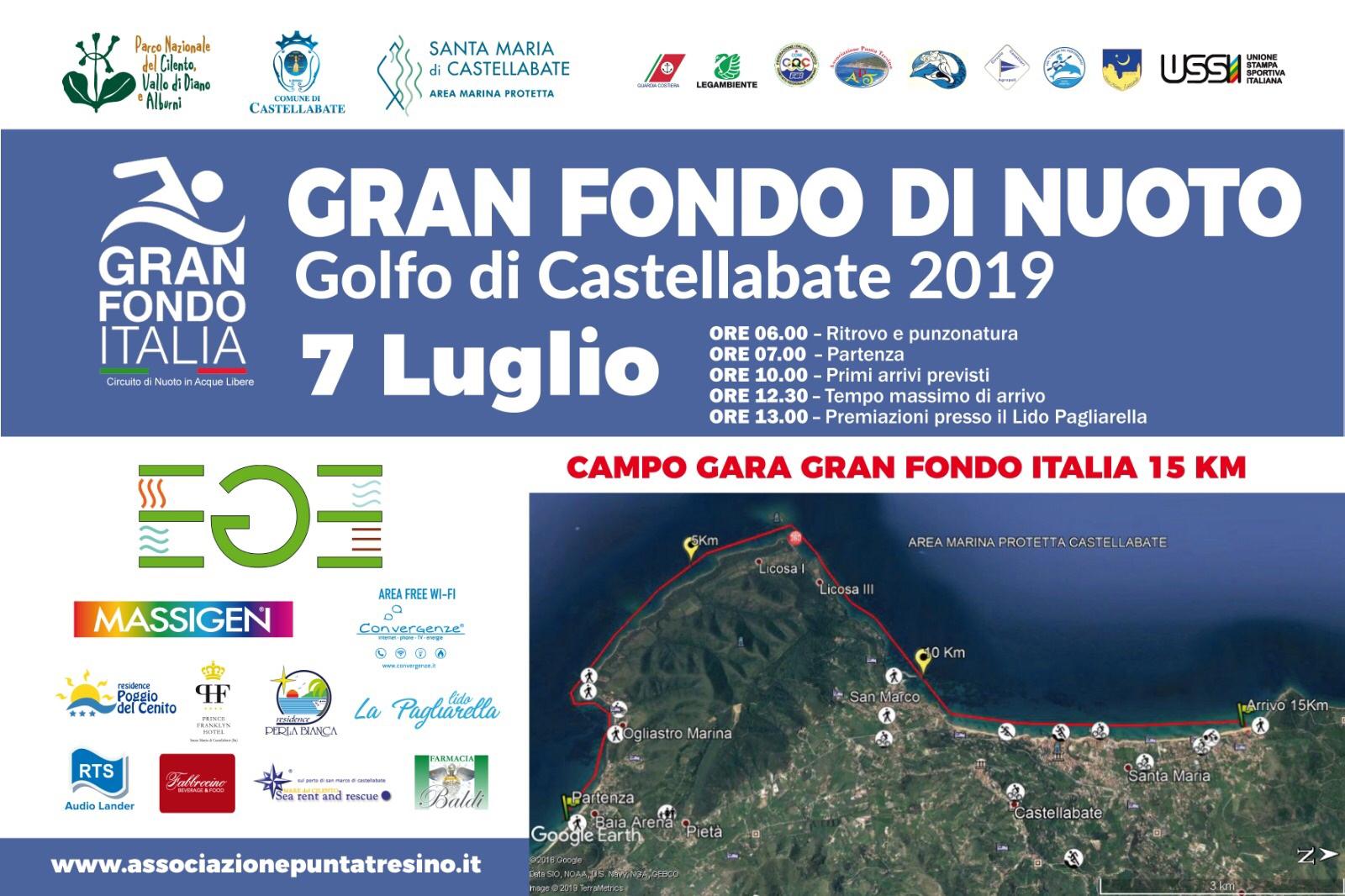 Nuoto di fondo, si torna in acqua a Castellabate con il gran fondo d’Italia