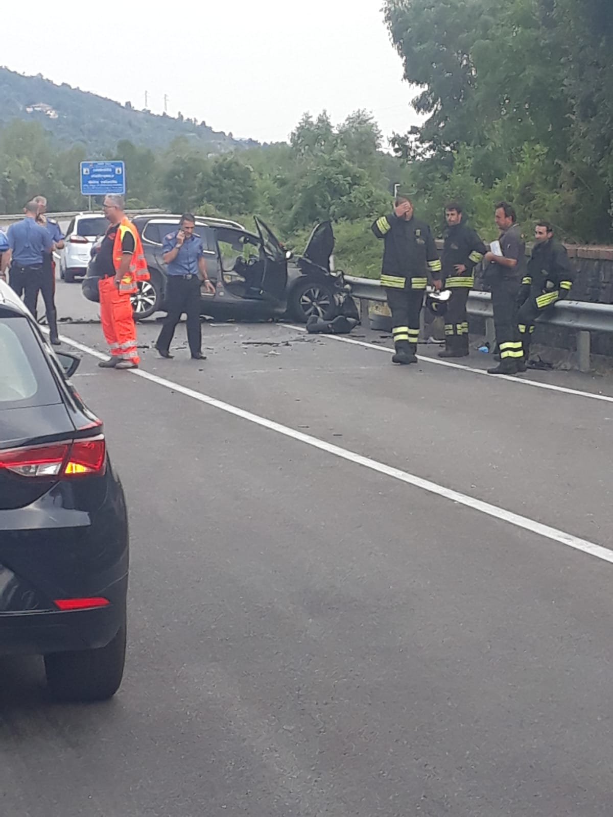 Mortale Cilentana, le immagini della tragedia