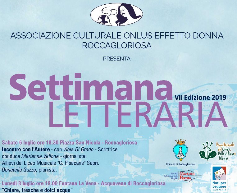 Roccagloriosa, al via la Settimana Letteraria