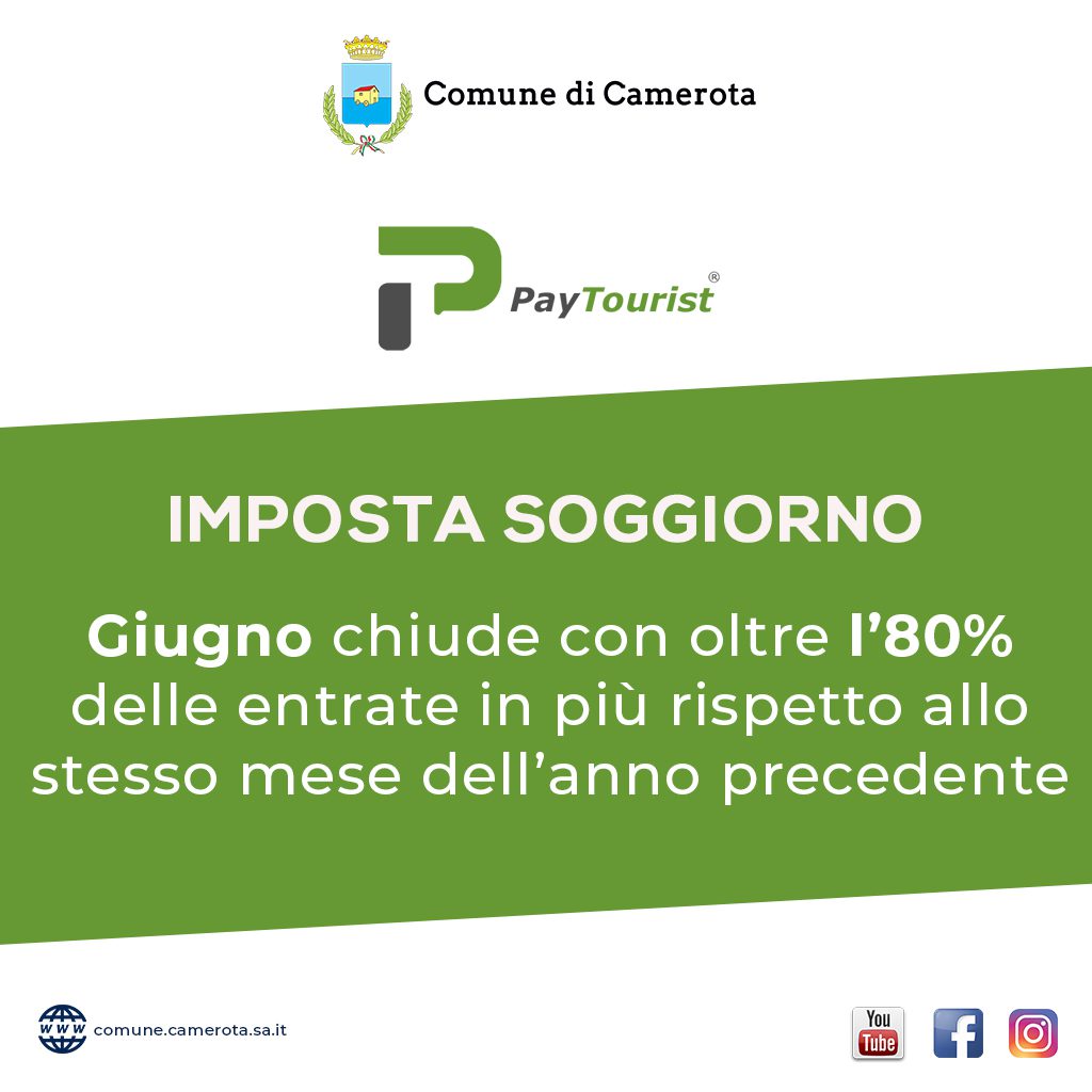 Camerota, schizzano le entrate dell’imposta di soggiorno: +80%