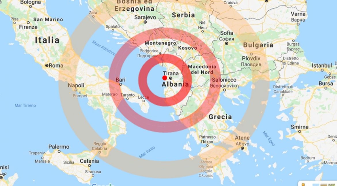 Forte scossa di terremoto in Albania, avvertita anche nel Salernitano