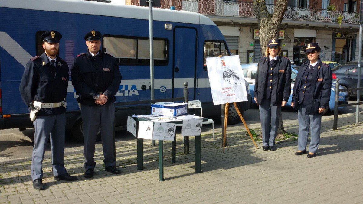 Violenza su donne, polizia Salerno alle celebrazioni a Battipaglia