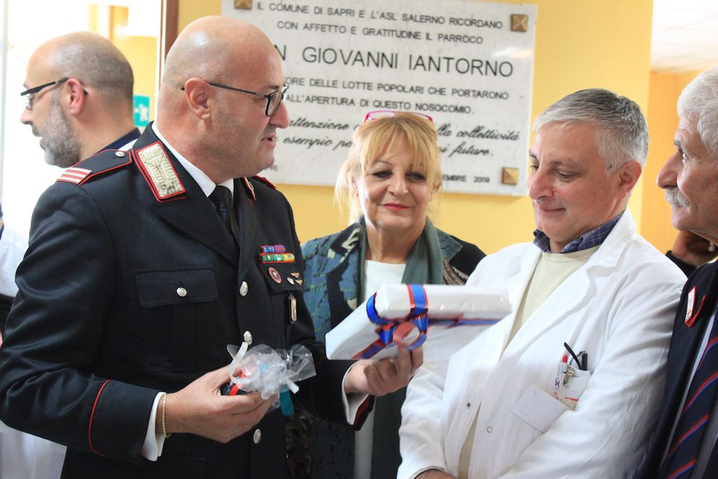 Sapri, Arma celebra la Virgo Fidelis in ospedale: carabinieri vicino ai malati