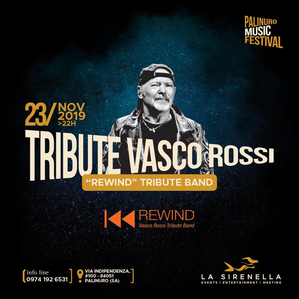 Rewind tribute band Vasco Rossi per la prima volta a Palinuro