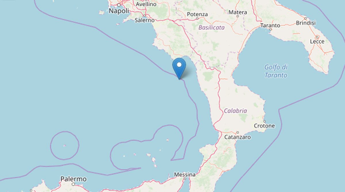 Sciame sismico nel mare del Cilento: «Non facciamo allarmismi»