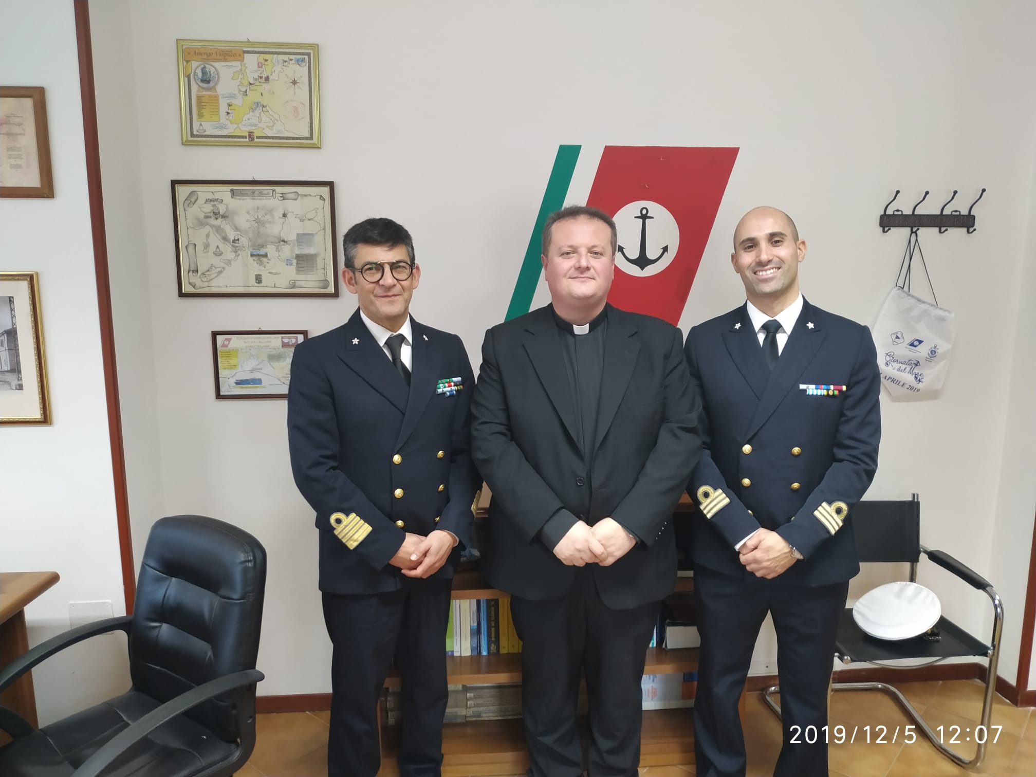 Guardia costiera, capo compartimento Salerno visita uffici Agropoli