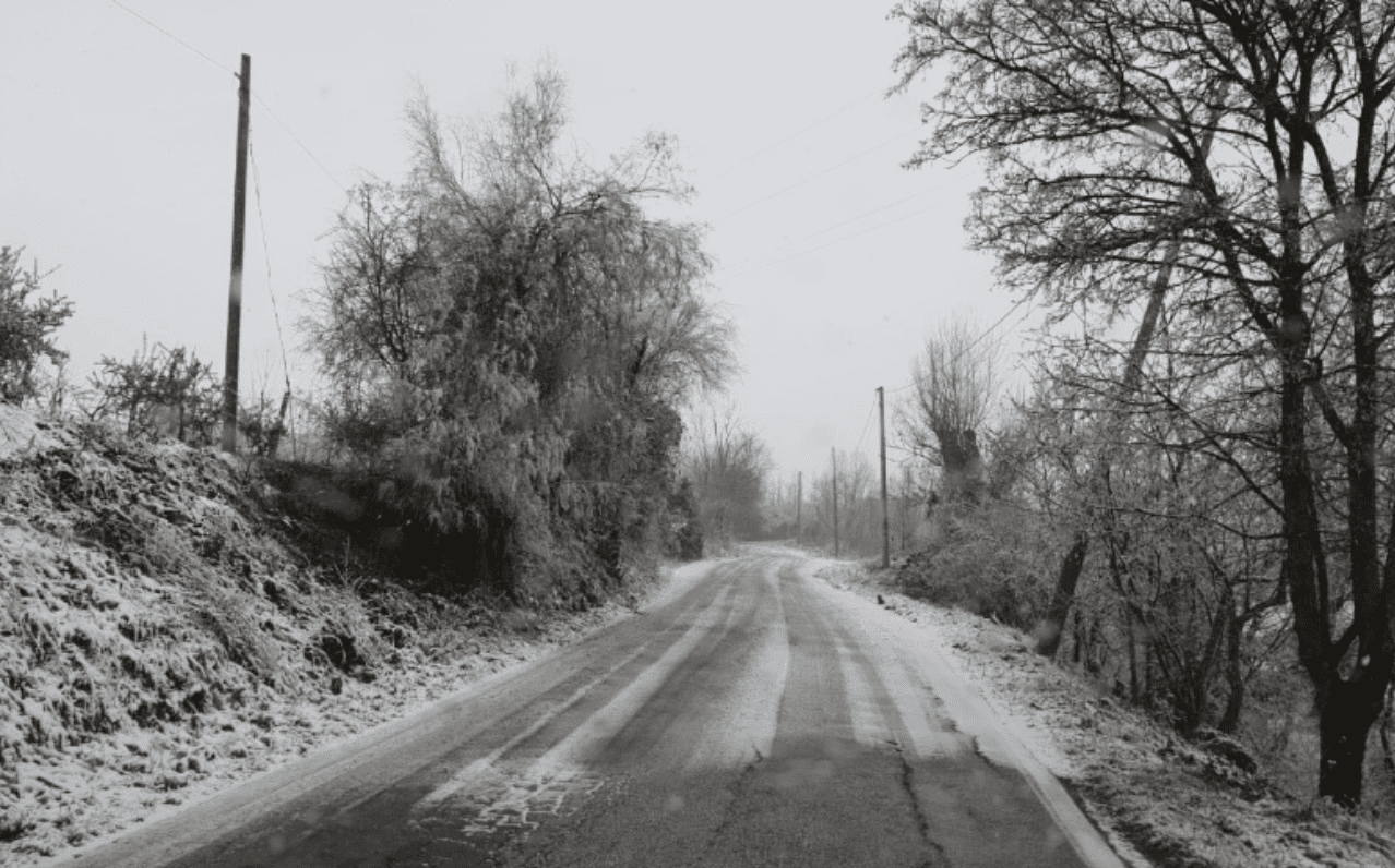 Allerta neve in Campania, gelate persistenti a quote basse