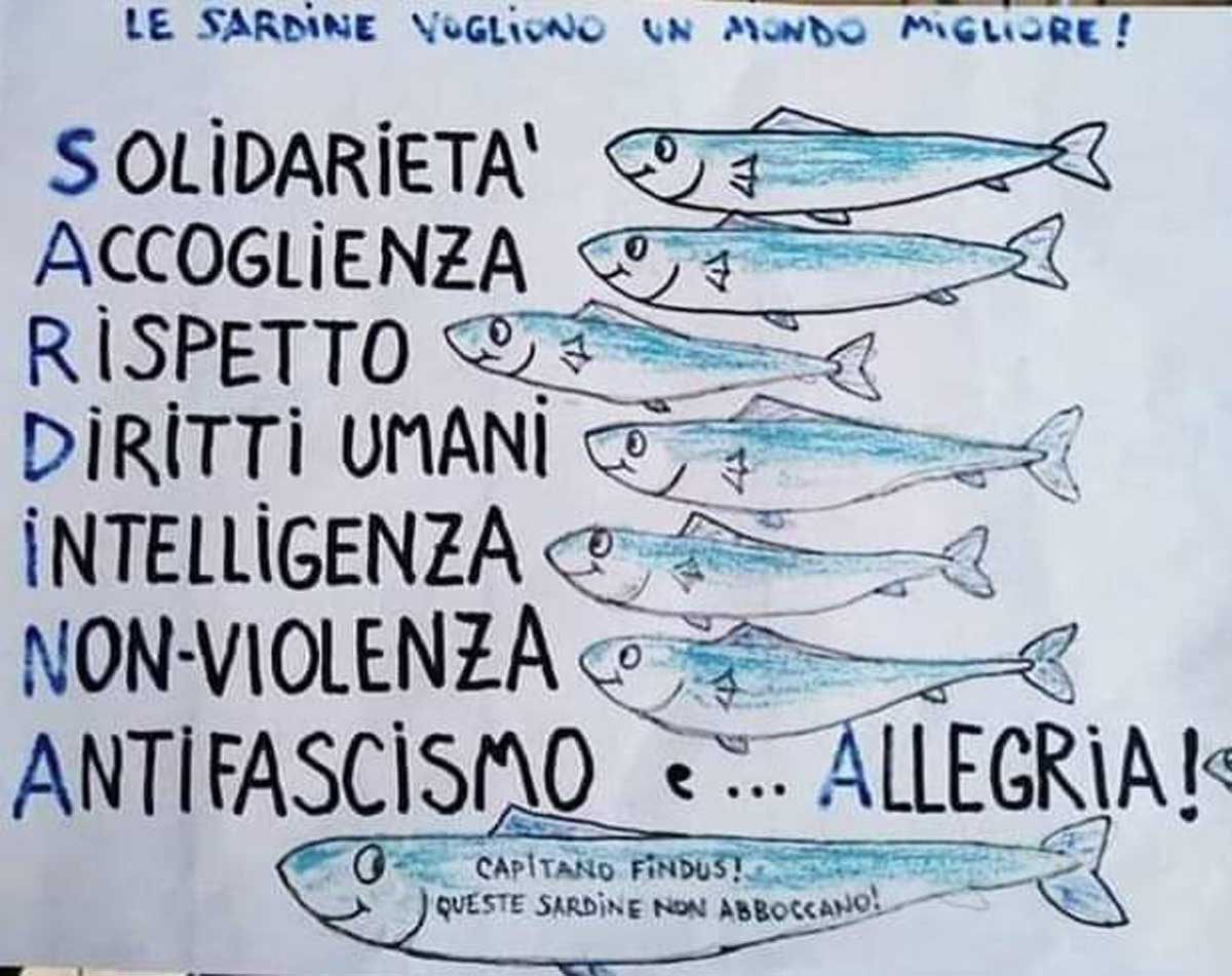 Pronto il flash-mob delle Sardine nel Cilento