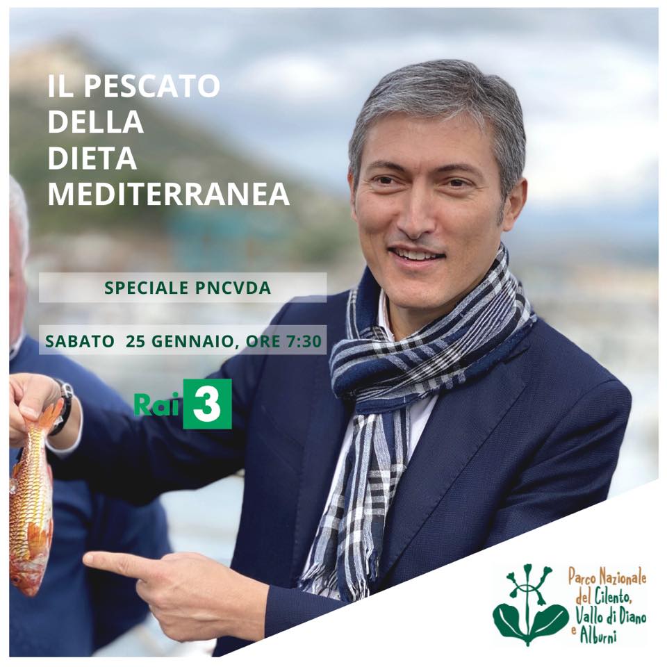 Pescato dieta Mediterranea, il Cilento su Rai3