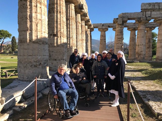 Basilica di Paestum unico tempio al mondo dove si entra in carrozzina