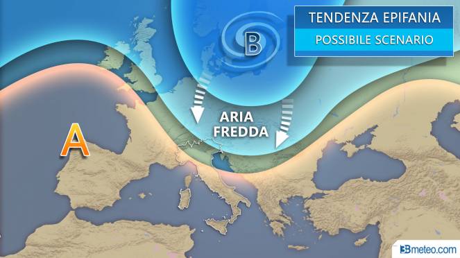 Cilento, Befana porta gelo e ghiaccio: temperature in picchiata