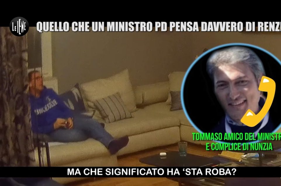 Pellegrino è complice de ‘Le Iene’. Scherzo a Boccia: «Tua moglie candidata con Renzi»