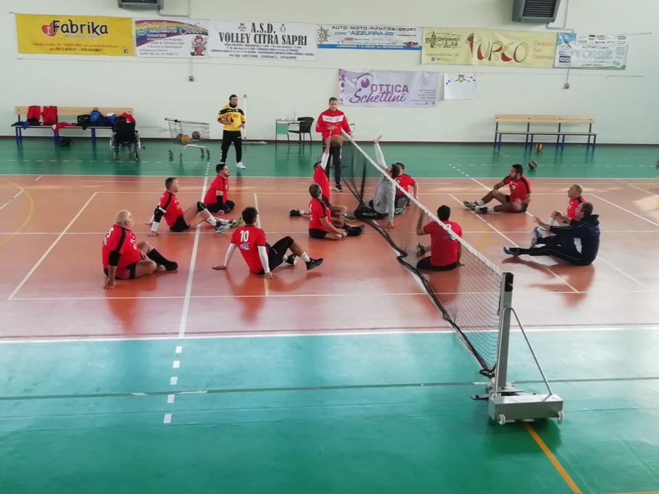 Guardare lontano, da seduti. A Sapri il progetto Be.S.t. Sitting volley