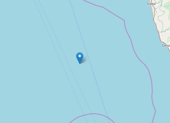 Scossa di terremoto di magnitudo 3.4 nel Tirreno meridionale