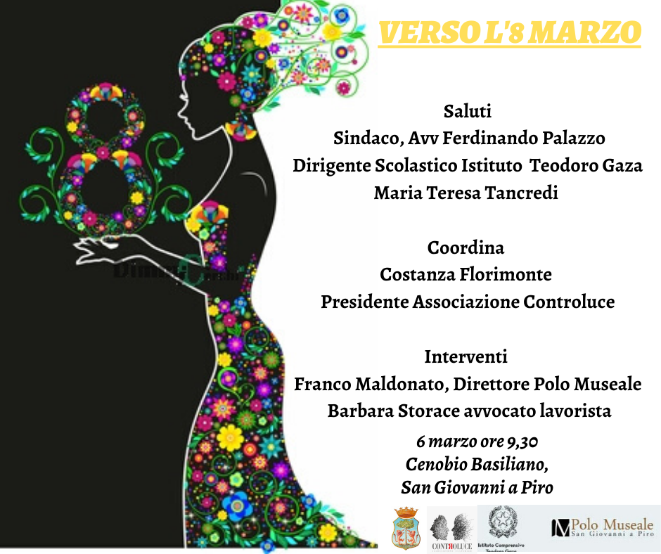 San Giovanni a Piro, al Cenobio Basiliano l’evento ‘Verso l’8 marzo’