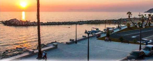 Nuova area pedonale sul lungomare di Santa Maria di Castellabate