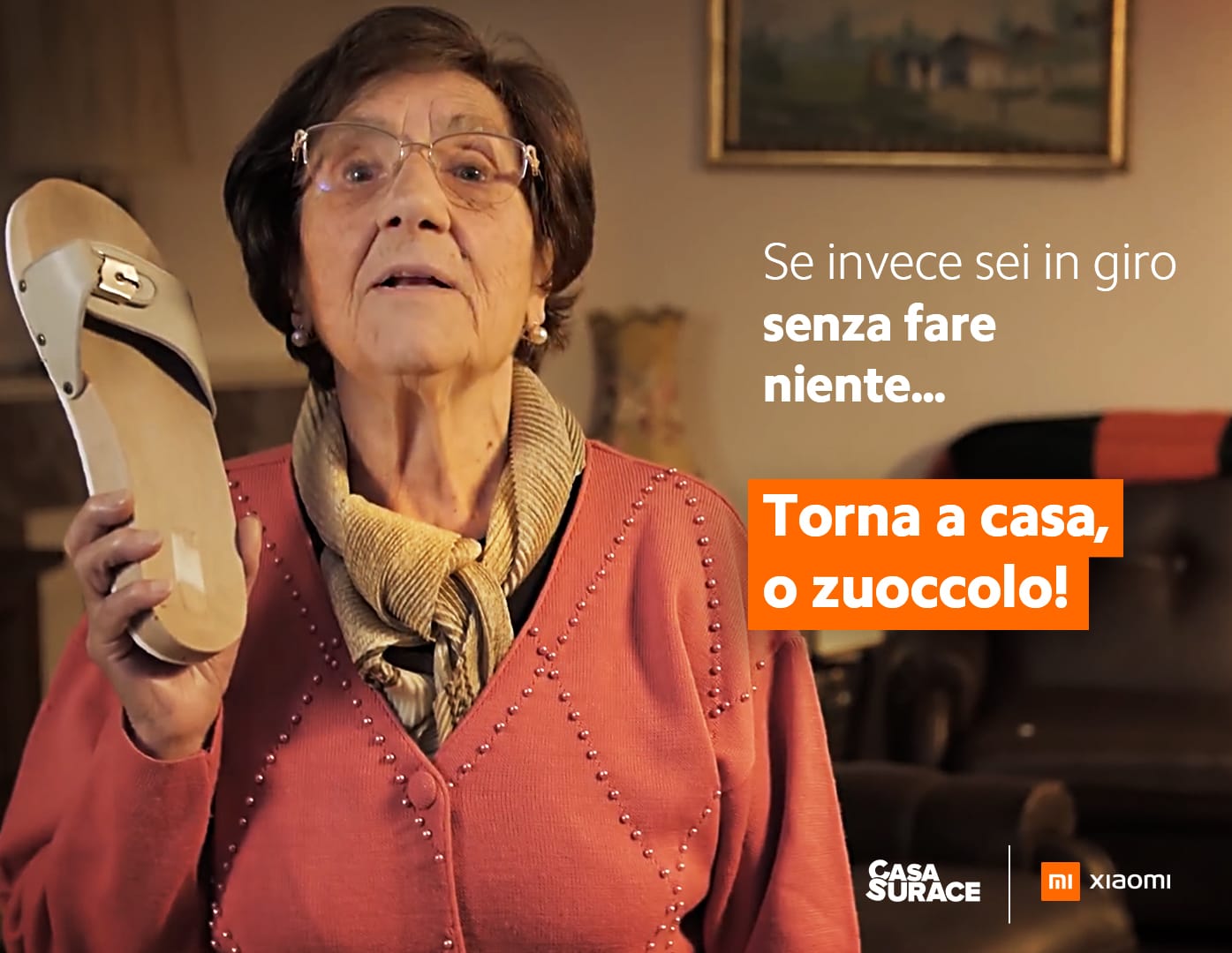 Nonna Rosetta e la campagna social a Milano per «restare a casa»
