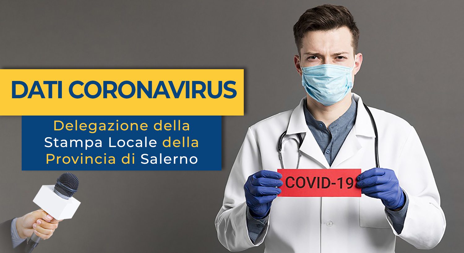 Coronavirus, giornalisti salernitani chiedono dati precisi su emergenza