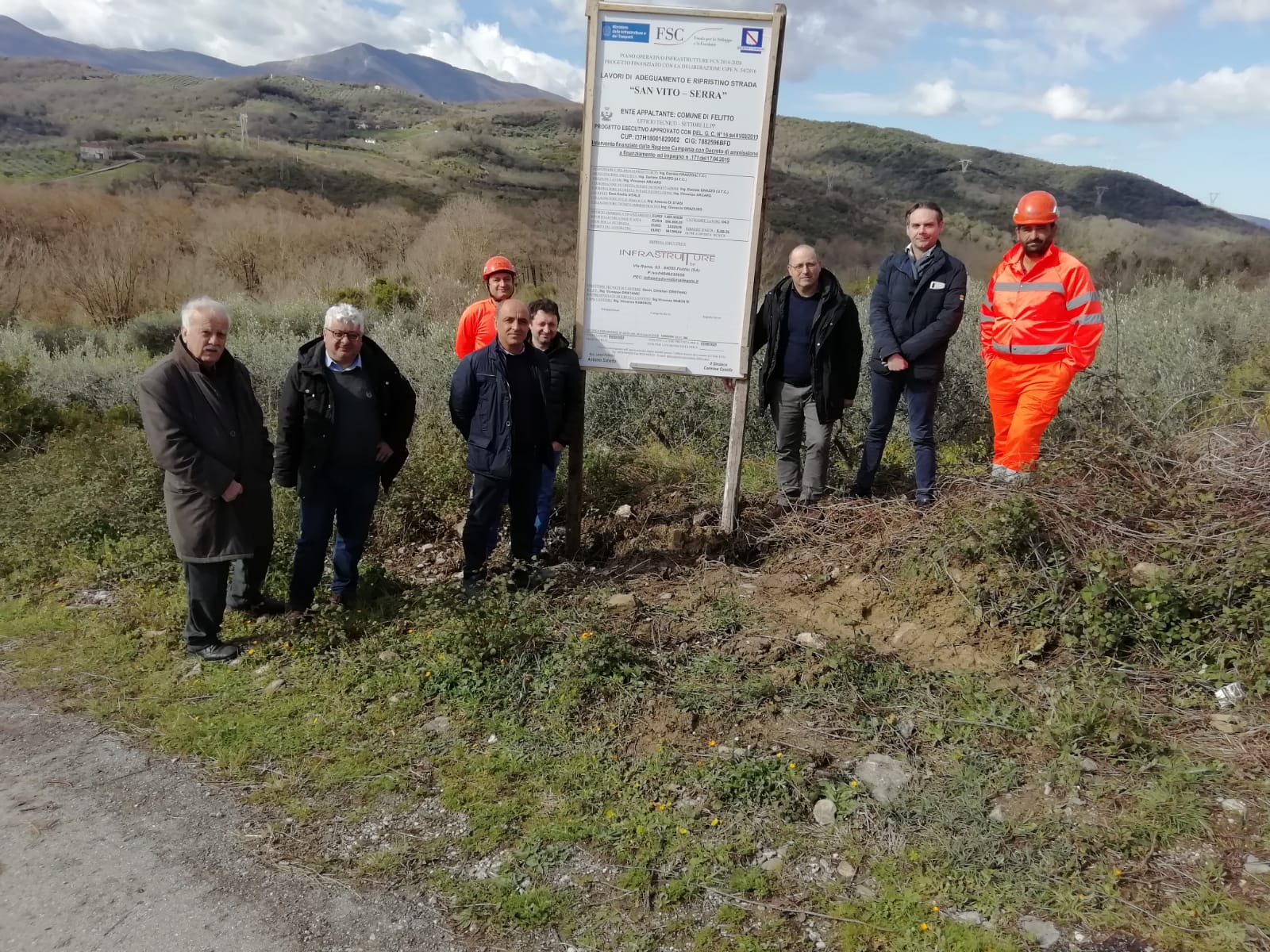 Felitto, presto i lavori di ripristino della strada che collega agli Alburni