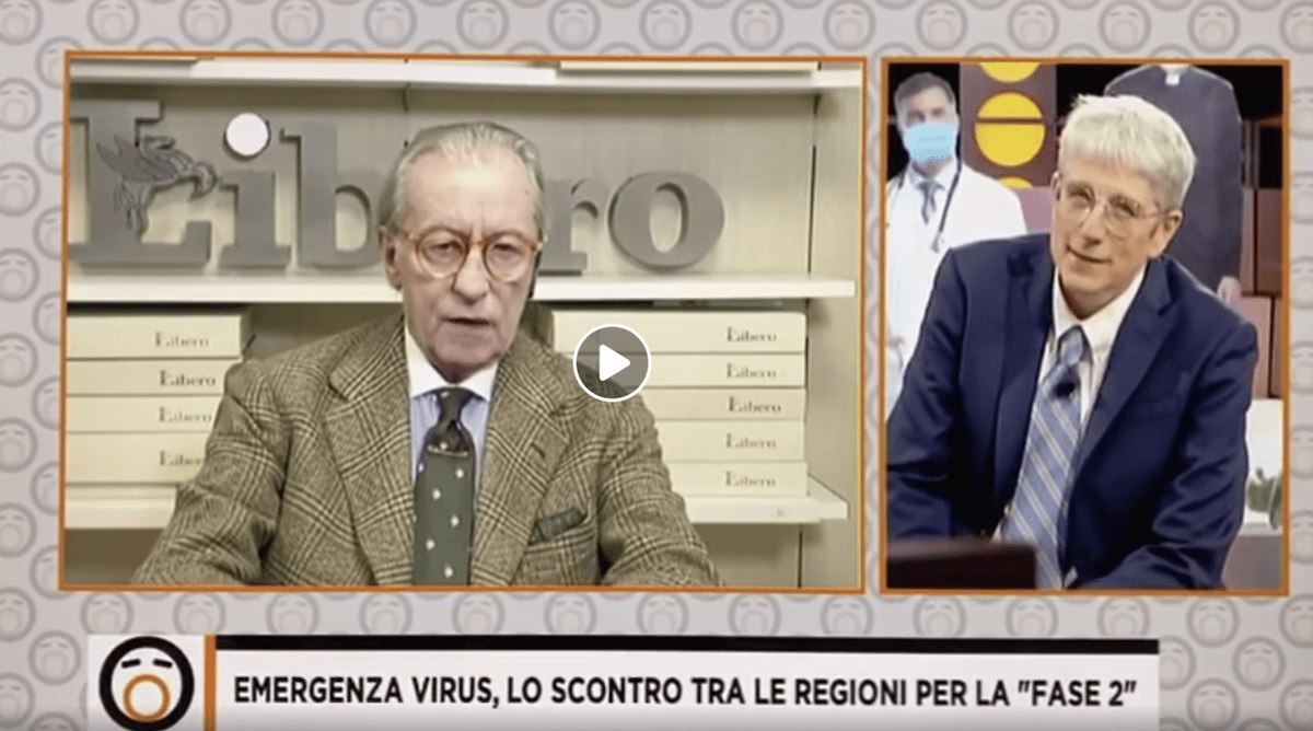 Giordano chiede scusa: «Dovevo prendere le distanze dalle frasi di Vittorio Feltri»