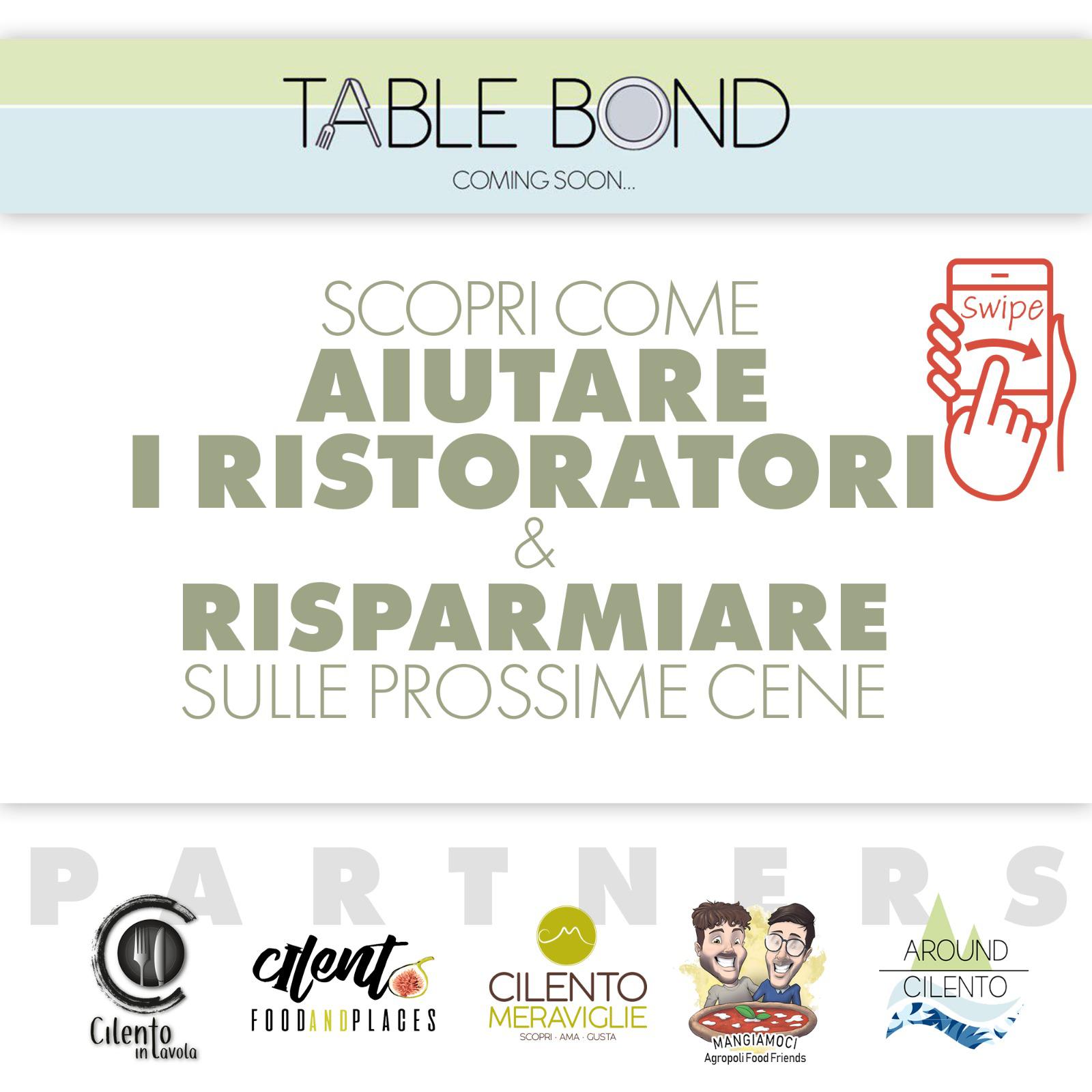 Table Bond, dal Cilento l’idea innovativa per aiutare i ristoratori in difficoltà